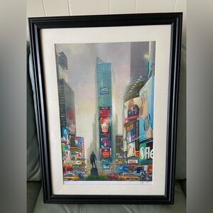 ALEXANDER CHEN New York Times Square Print ARTIST PROOF Signed Numbered 179/250